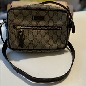 GUCCI (Mint Condition)
GG Plus Monogram Small Shoulder Bag Dark Brown